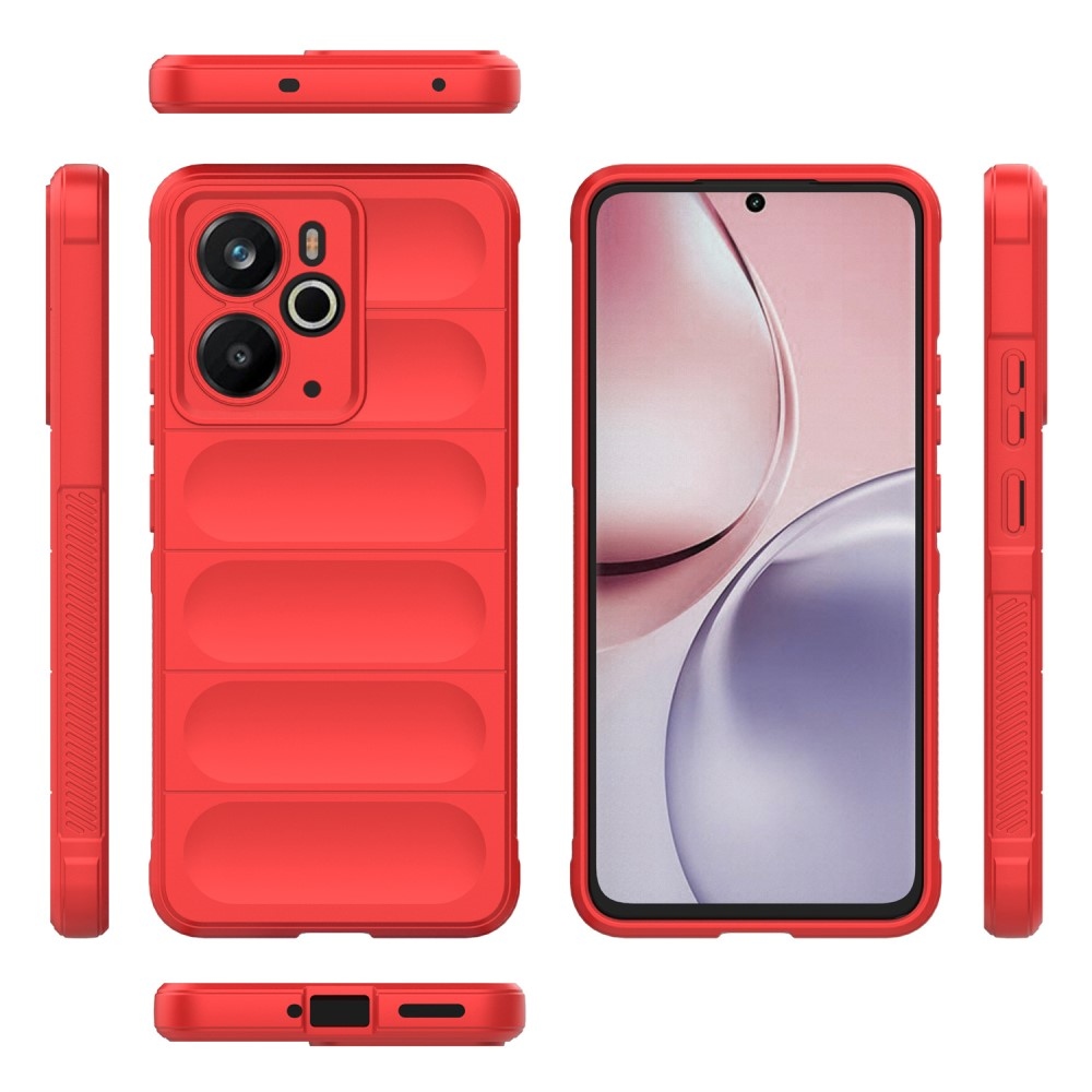 Rugg odolný gelový obal na Realme 14 5G - červený