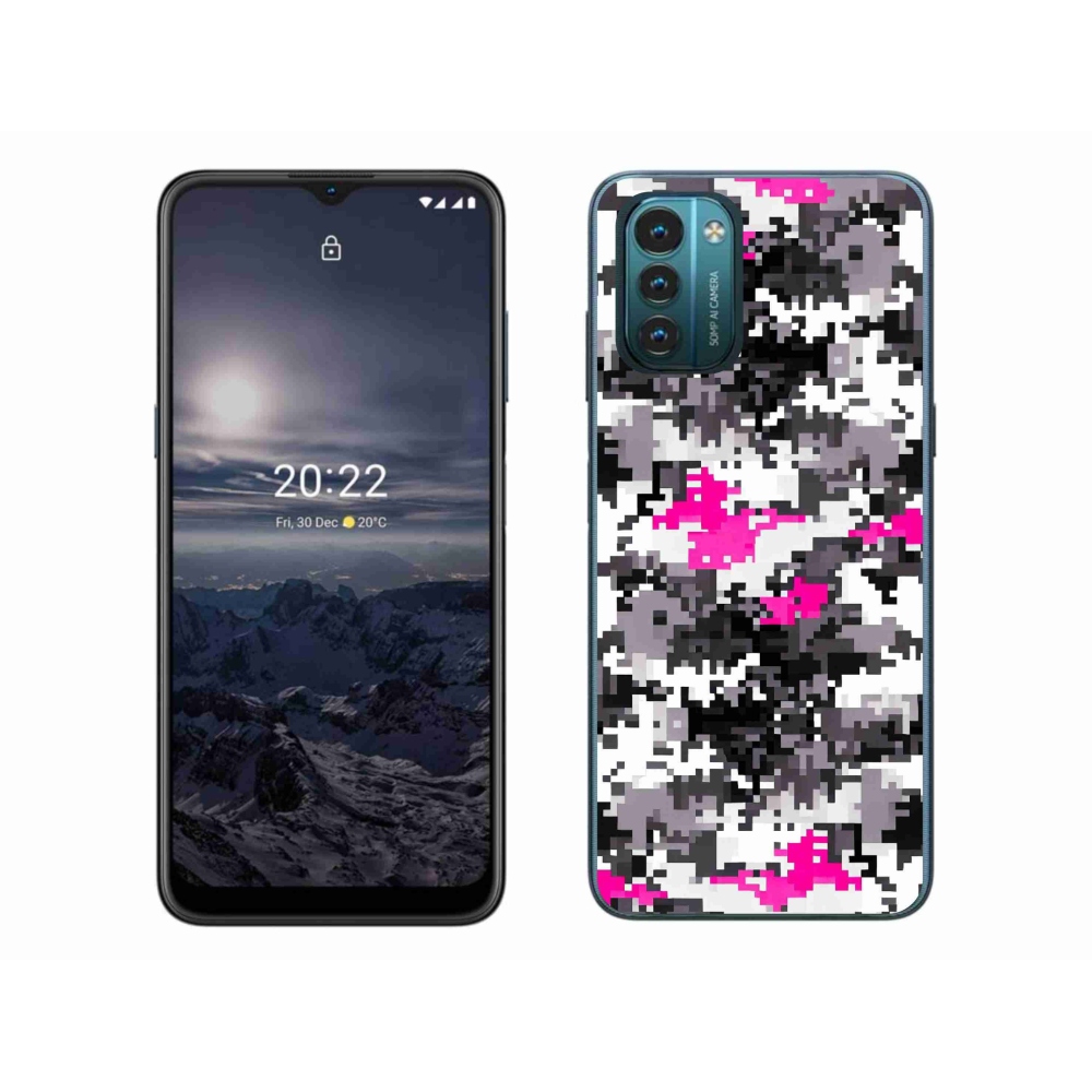 Gelový kryt mmCase na Nokia G11/G21 - maskáčový vzor 4