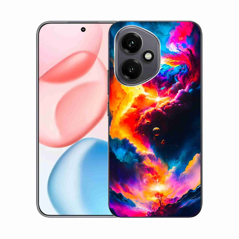 Gelový kryt mmCase na Honor 400 - abstraktní motiv