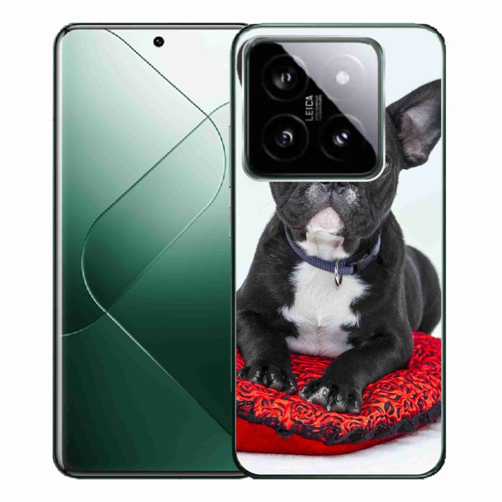Gelový obal mmCase na Xiaomi 14 Pro - buldok
