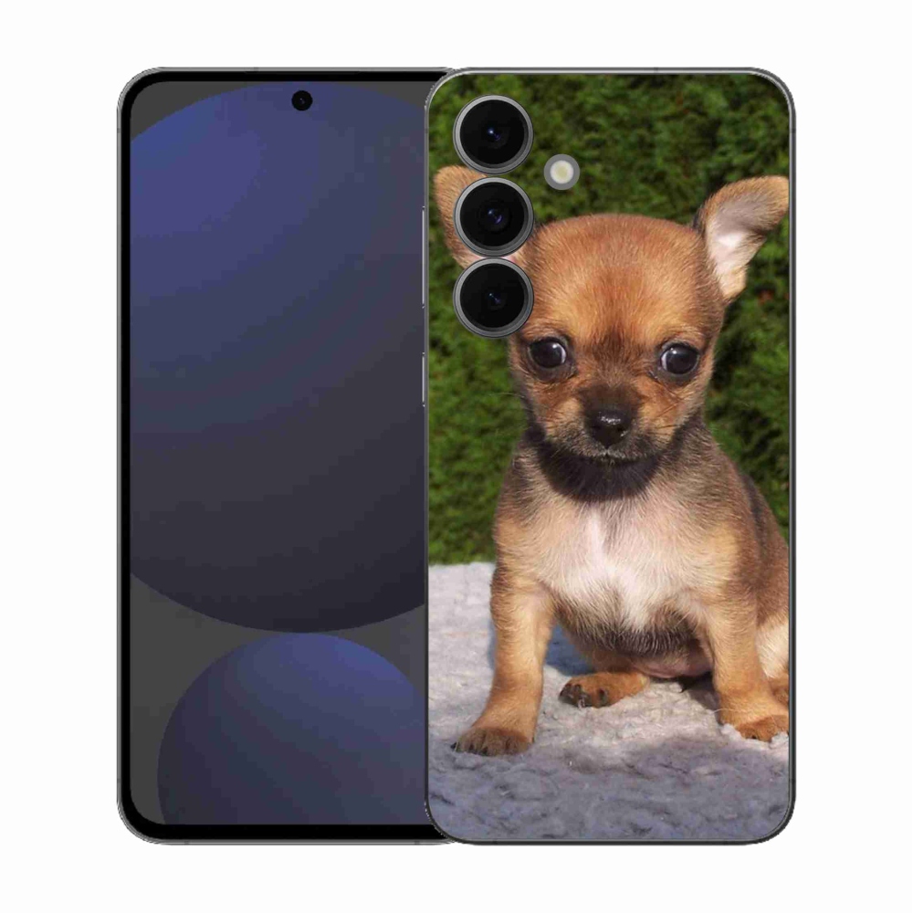 Gelový kryt mmCase na Samsung Galaxy S25 FE - čivava 3
