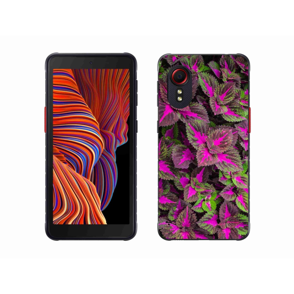 Gelový kryt mmCase na Samsung Galaxy Xcover 5 - květiny 10