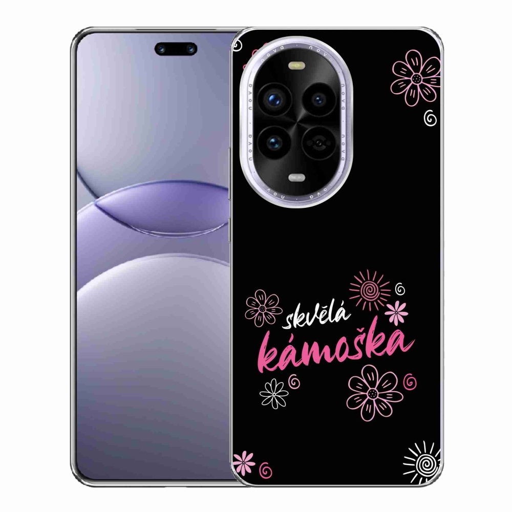 Gelový kryt mmCase na Huawei Nova 13 Pro 5G - skvělá kámoška černé pozadí