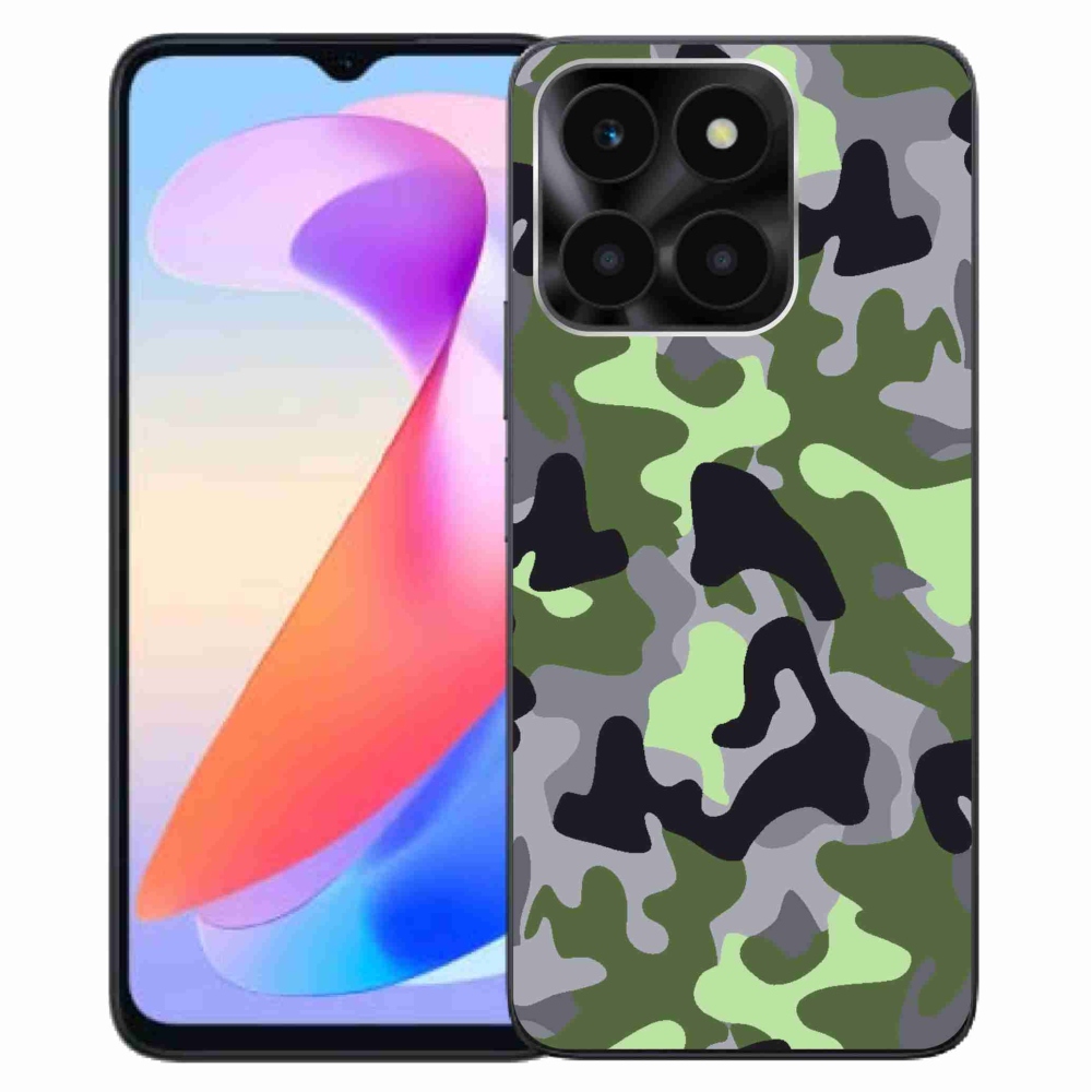 Gelový kryt mmCase na Honor X6a - maskáčový vzor 7