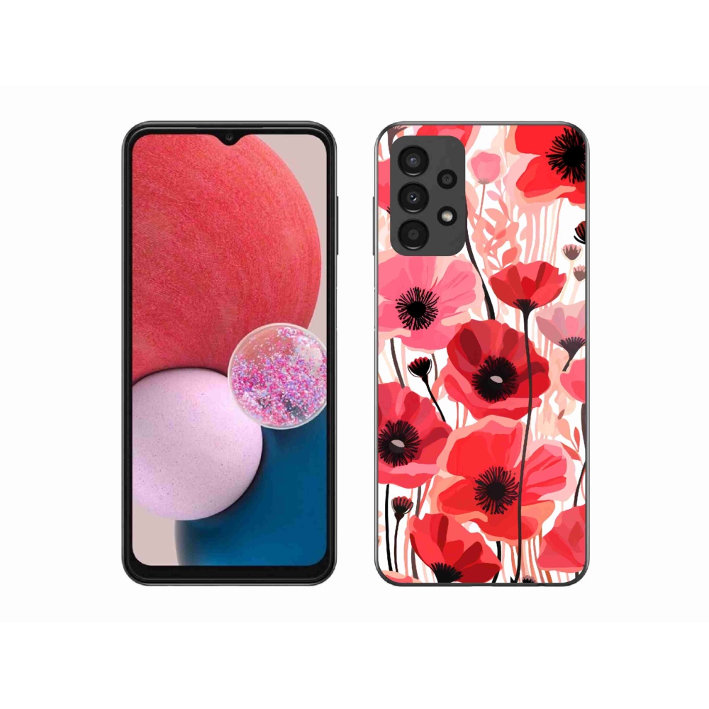 Gelový kryt mmCase na Samsung Galaxy A13 4G - vlčí mák 1