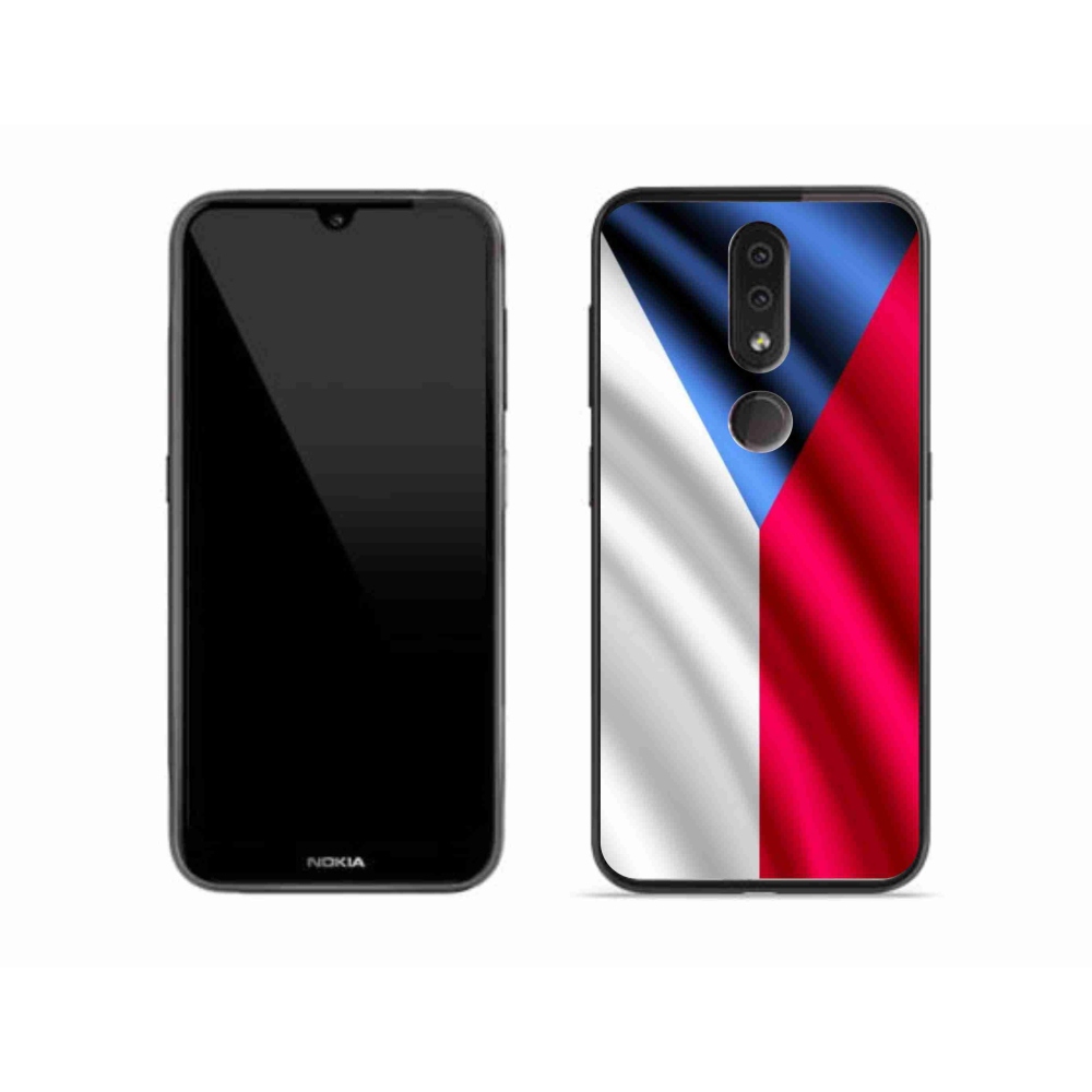 Gelový kryt mmCase na mobil Nokia 4.2 - česká vlajka