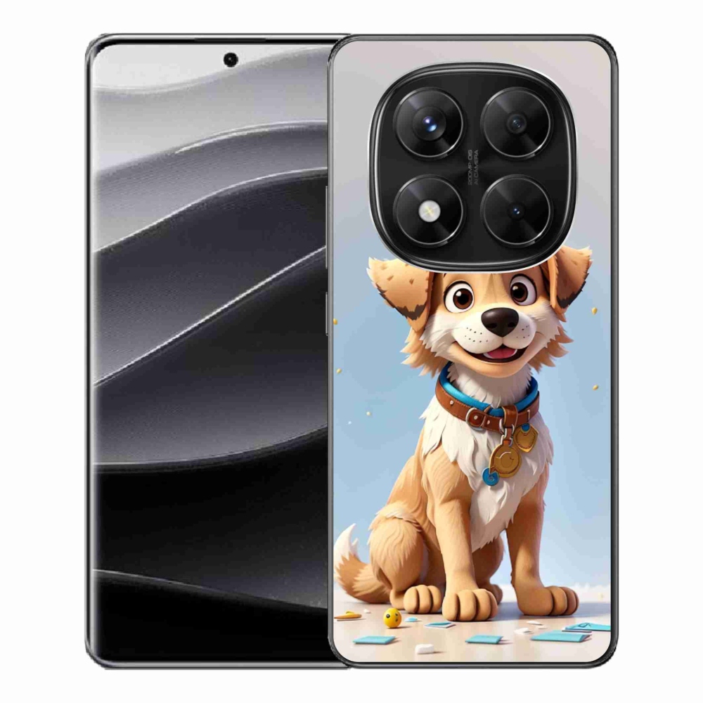 Gelový kryt mmCase na Xiaomi Redmi Note 14 Pro 5G/Poco X7 5G - kreslené štěně
