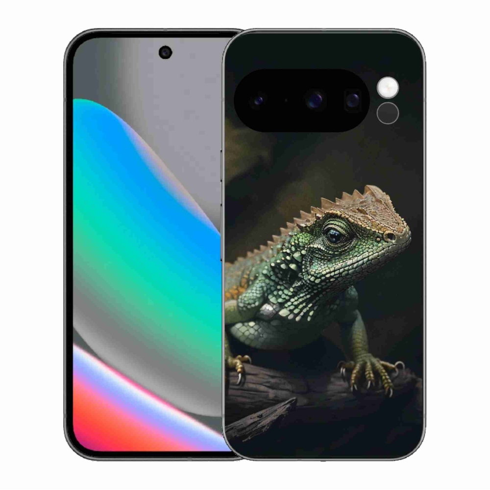 Gelový kryt mmCase na Google Pixel 10 Pro - ještěr