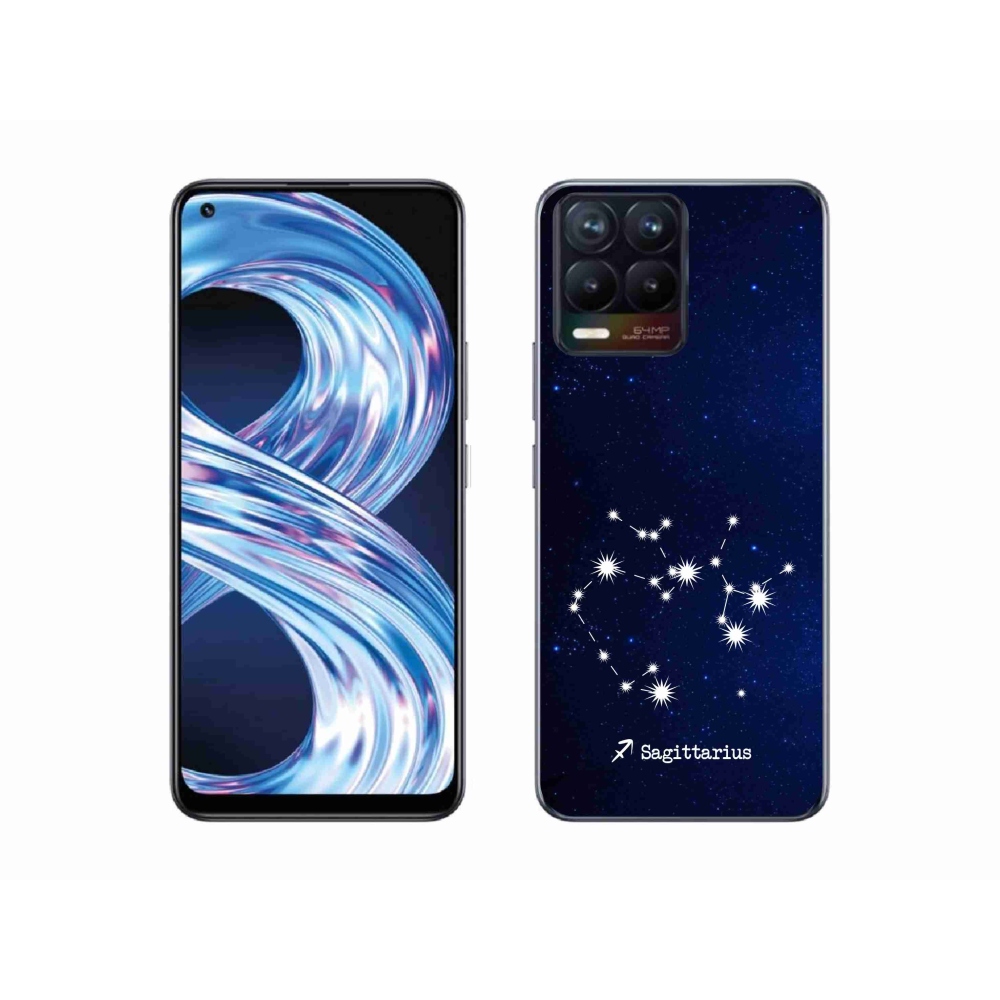 Gelový kryt mmCase na Realme 8 4G - souhvězdí Střelce