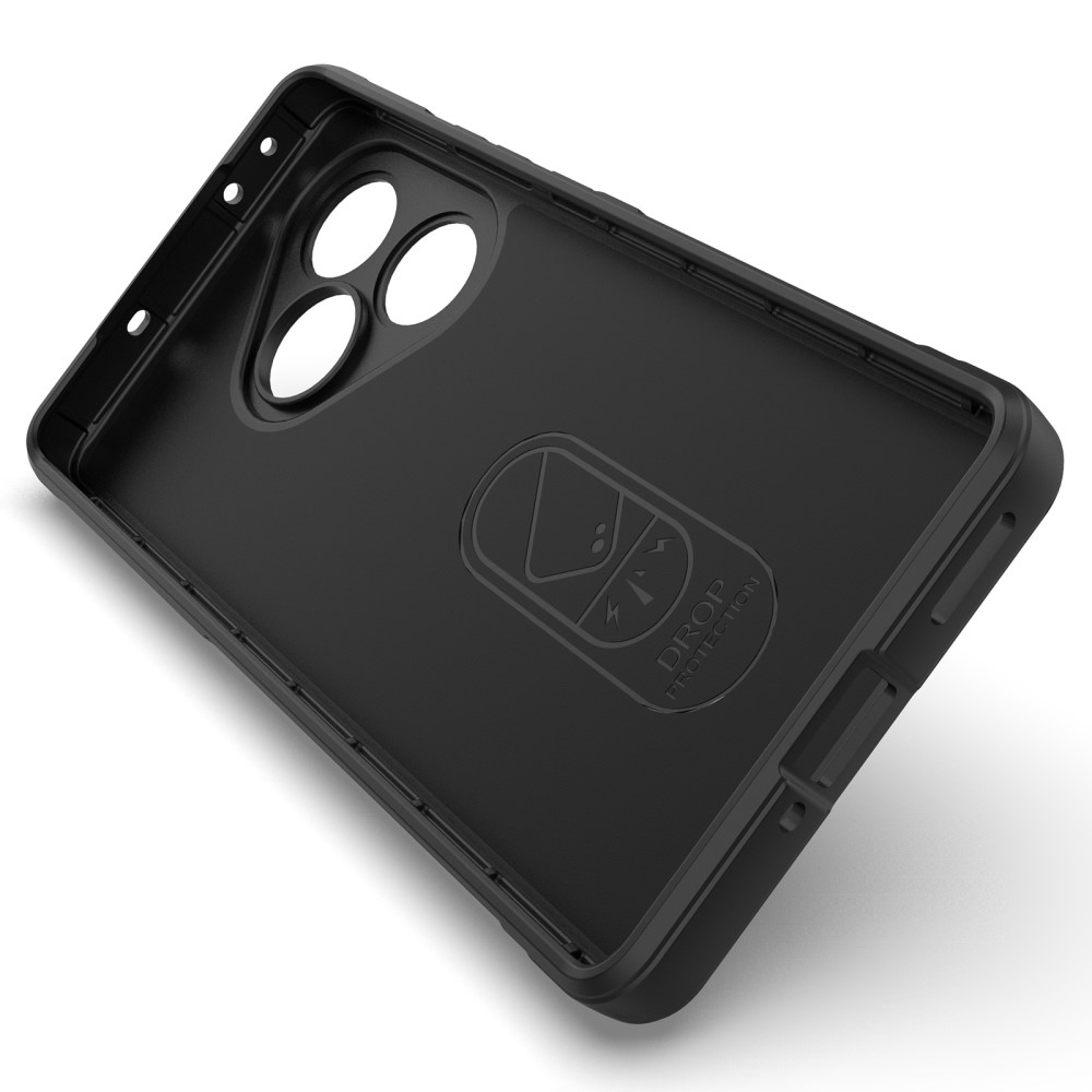 Rugg odolný gelový obal na Realme GT 6 5G/ GT 6T 5G - černý