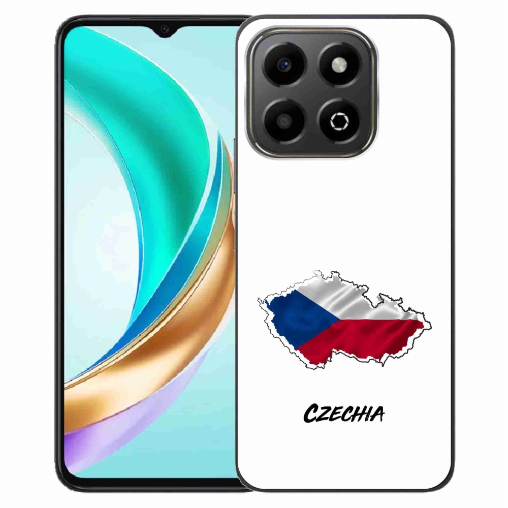 Gelový kryt mmCase na Honor X6b - Czechia bílé pozadí