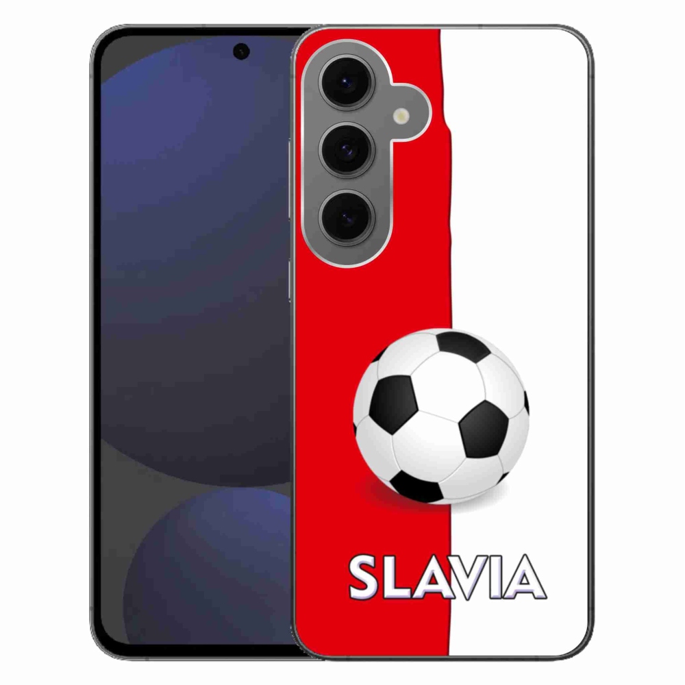Gelový kryt mmCase na Samsung Galaxy S24 FE - fotbal 2