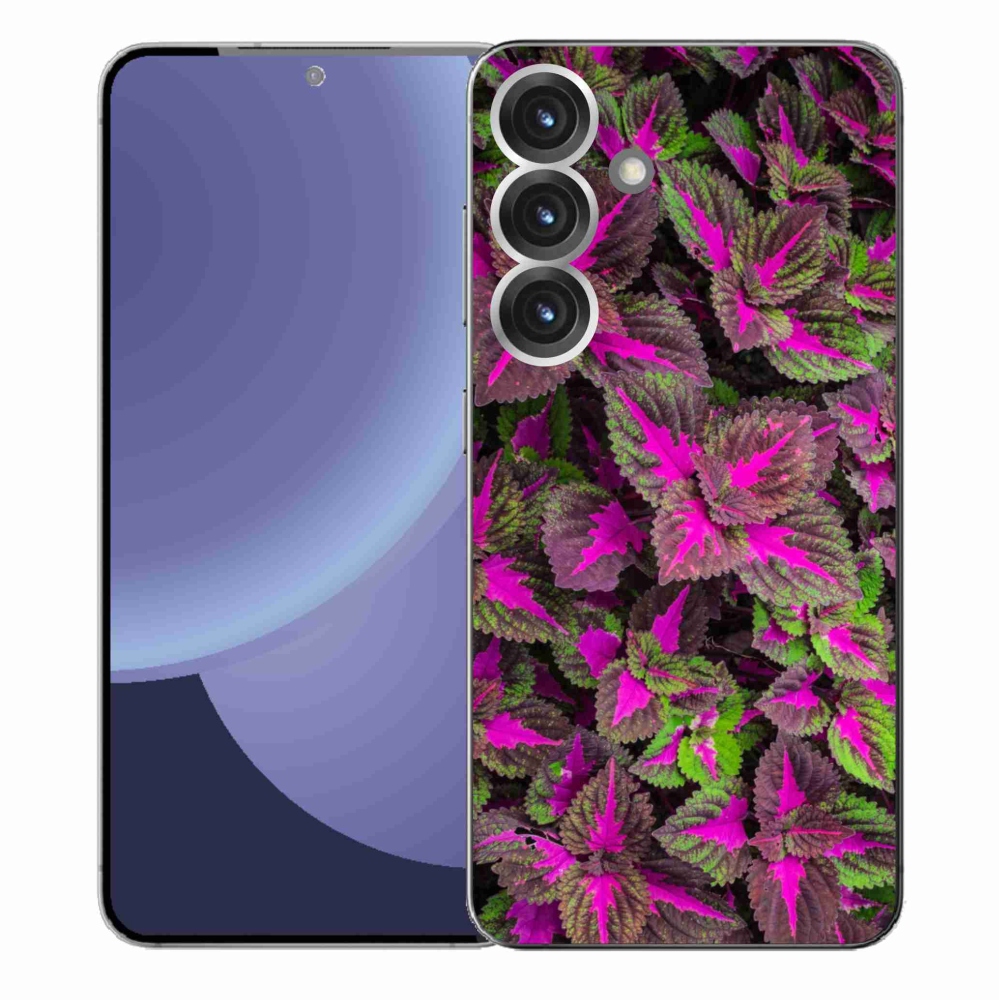 Gelový kryt mmCase na Samsung Galaxy S25+ - květiny 10