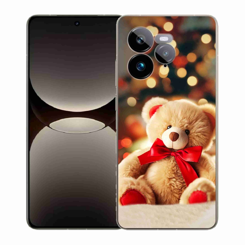 Gelový kryt mmCase na Realme GT 7 Pro 5G - plyšový medvídek