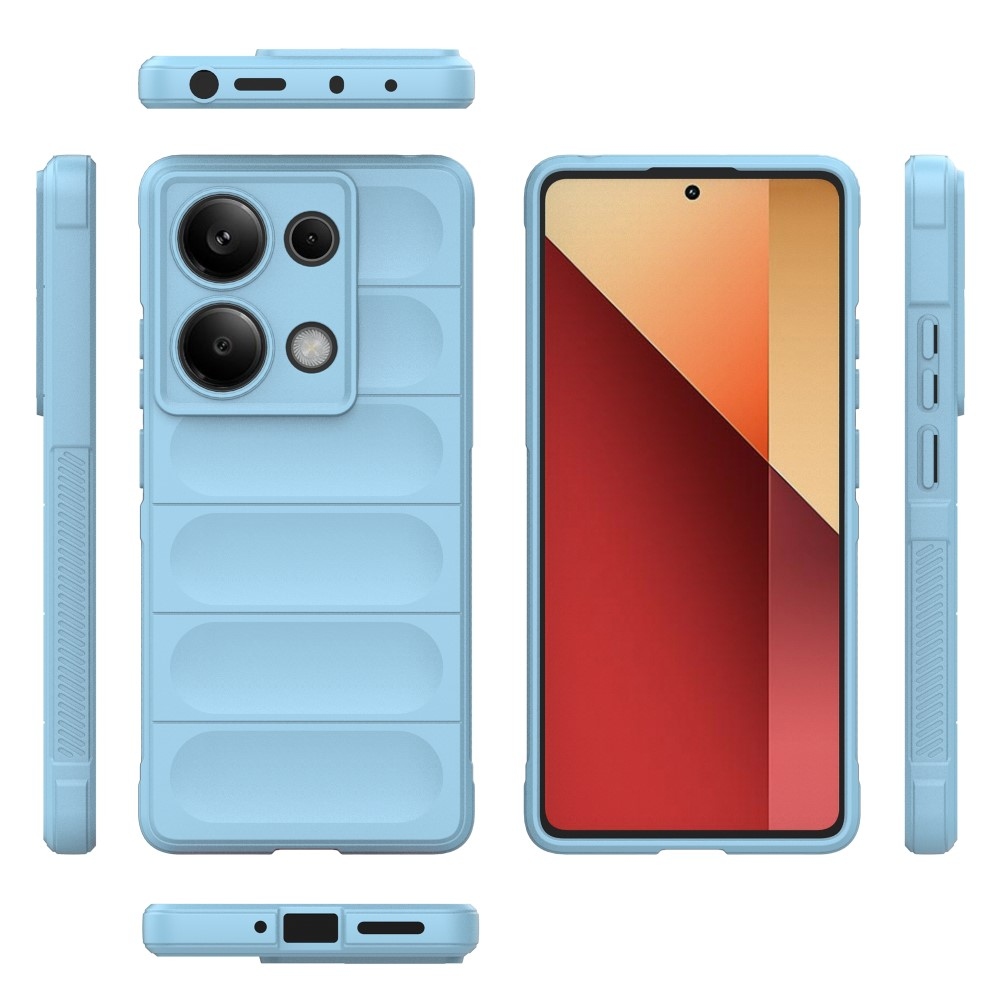 Rugg odolný gelový obal na Xiaomi Redmi Note 13 Pro 4G/Poco M6 Pro - světlemodrý