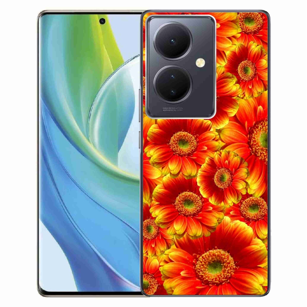 Gelový kryt mmCase na Vivo V29 Lite 5G - gerbera 1