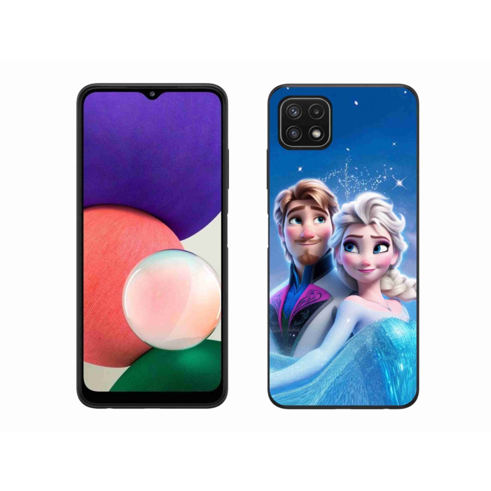 Gelový kryt mmCase na Samsung Galaxy A22 5G - ledové království 1