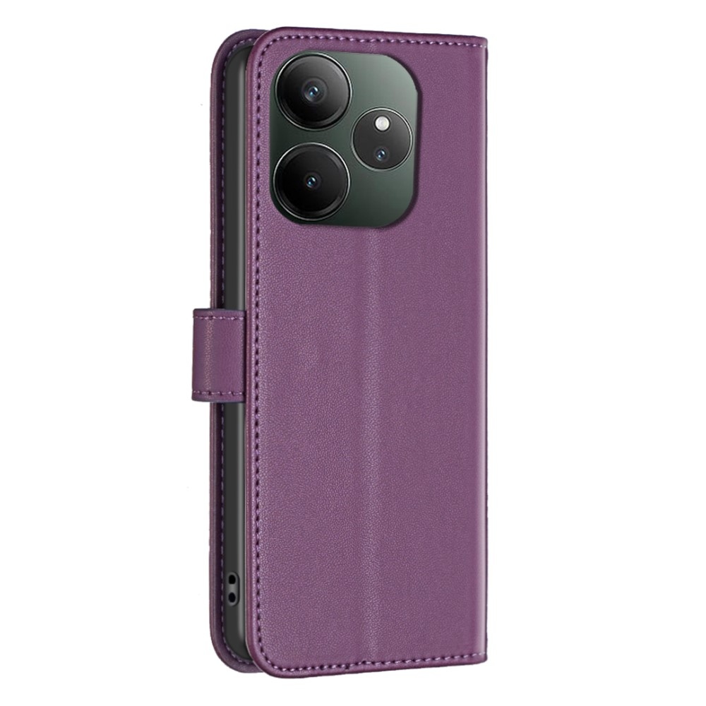 BNF knížkové pouzdro na Realme GT 6 5G/GT 6T 5G - tmavěfialové