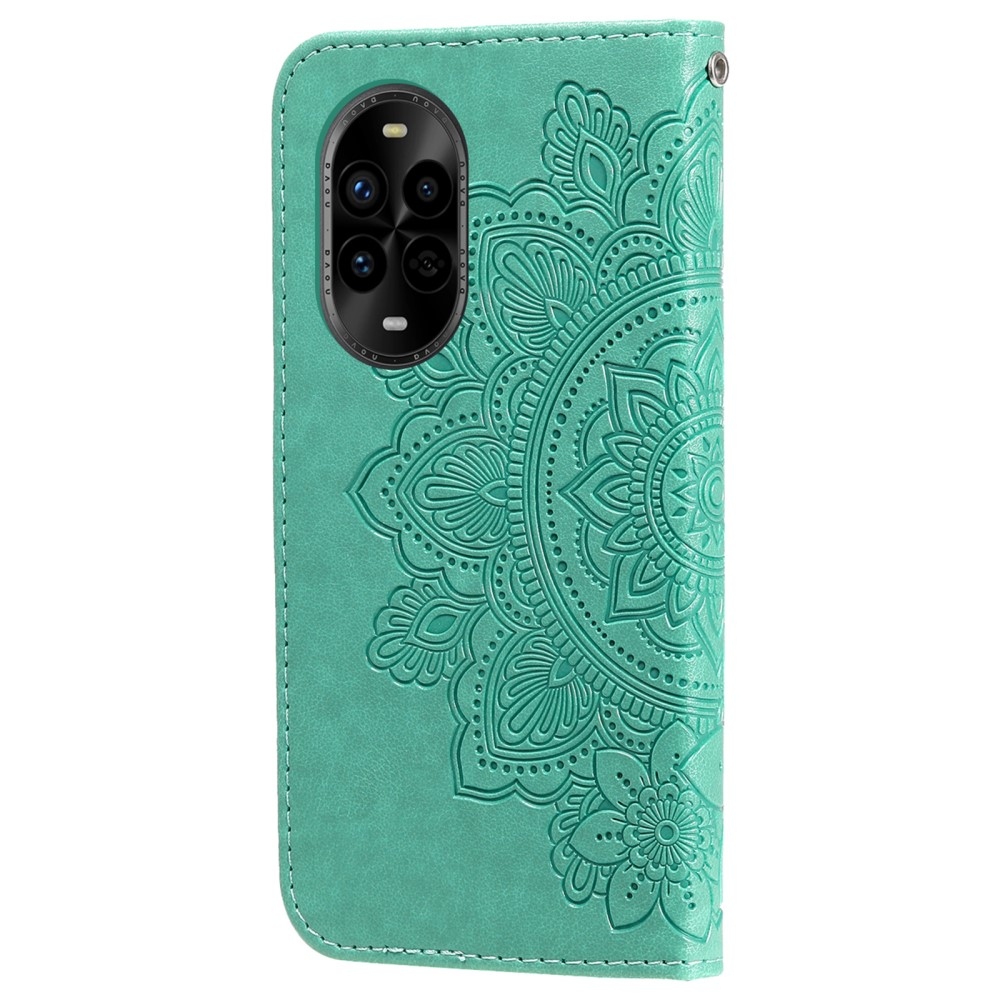 Mandala knížkové pouzdro na Huawei Nova 13 Pro 5G - modrozelené