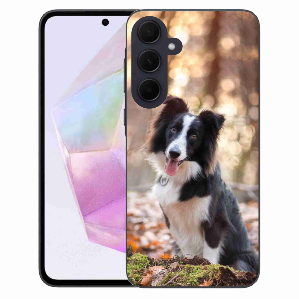 Gelový obal mmCase na Samsung Galaxy A35 5G - border kolie 1