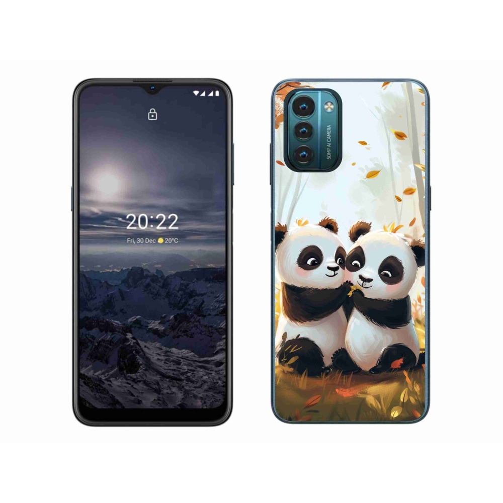 Gelový kryt mmCase na Nokia G11/G21 - pandy