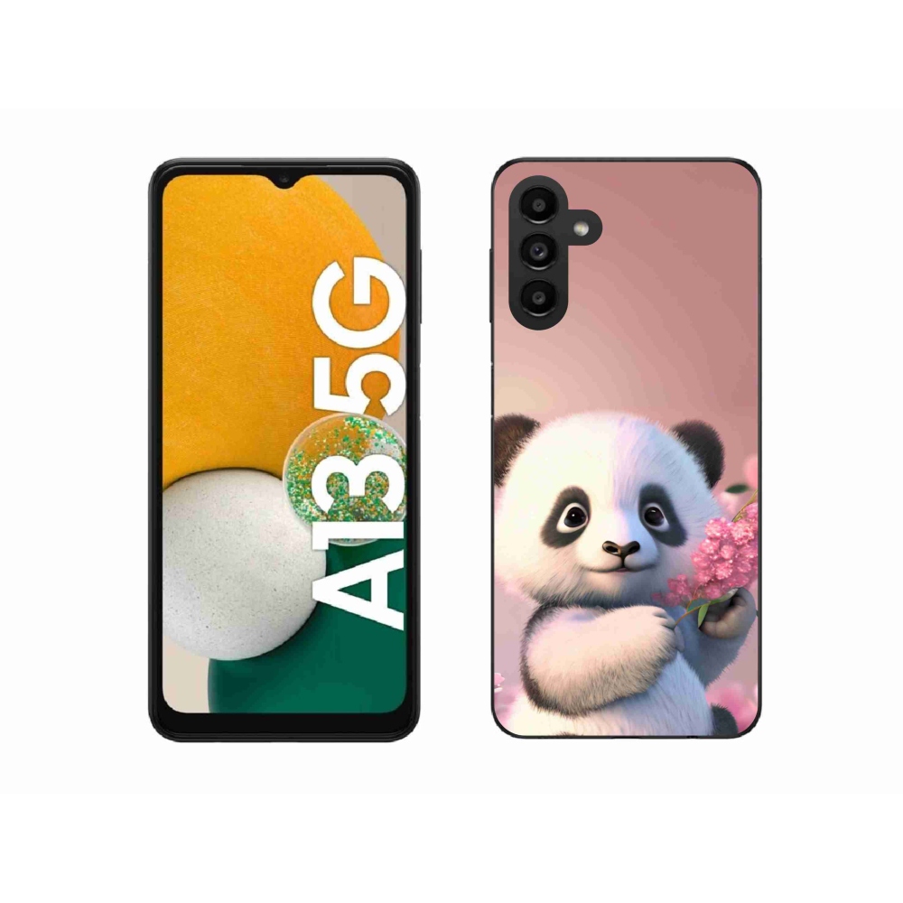 Gelový kryt mmCase na Samsung Galaxy A13 5G - roztomilá panda