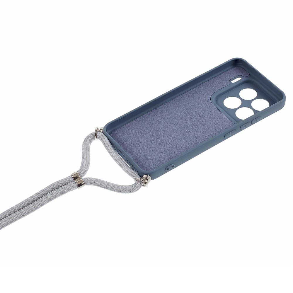 Lining gelový obal se šňůrkou na Xiaomi 15 Pro - šedý