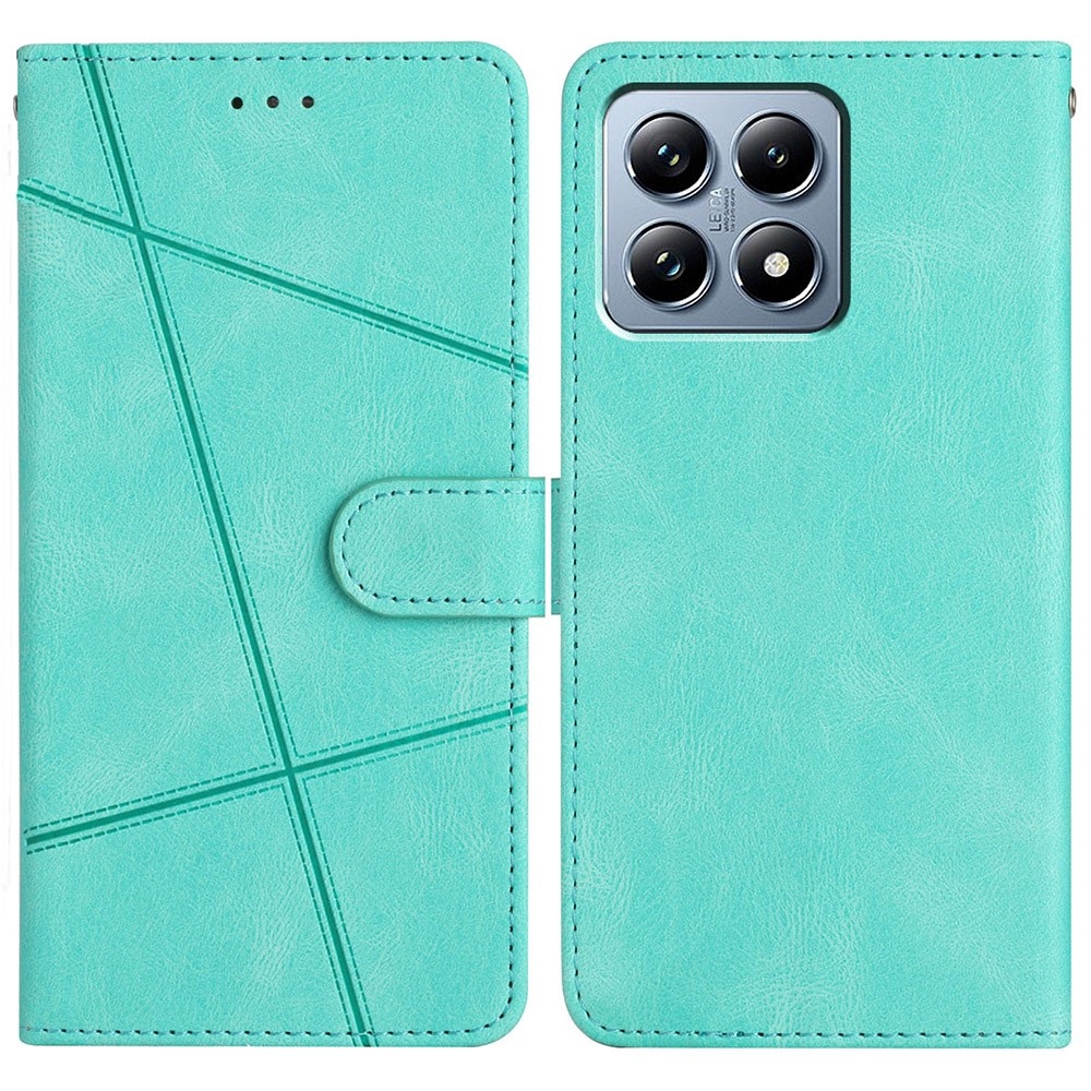 Line knížkové pouzdro na Xiaomi 15T Pro - zelené