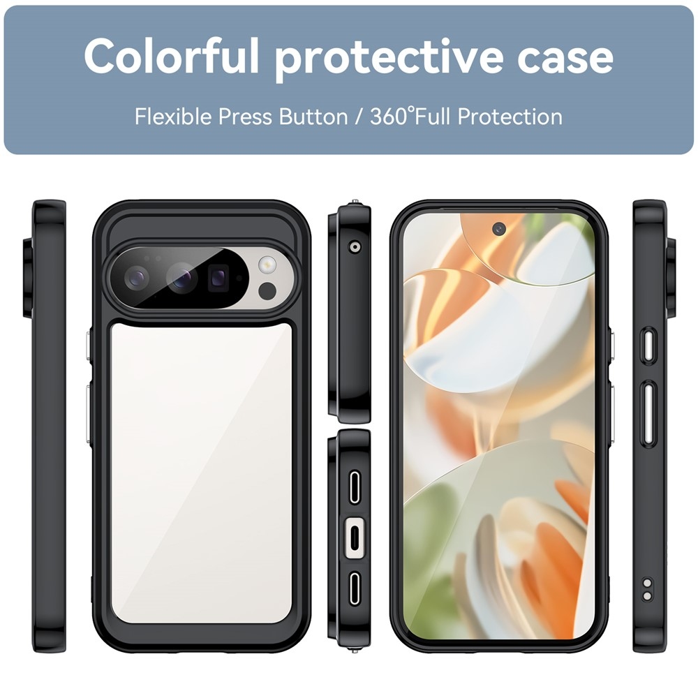 Gelový obal s pevnými zády na Google Pixel 10 Pro/Pixel 10 - černý