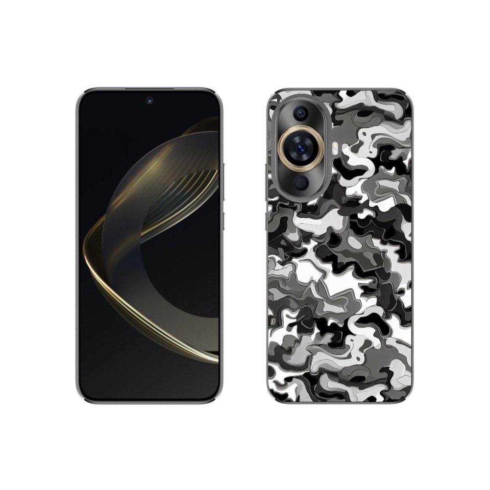 Gelový kryt mmCase na Huawei Nova 11 - maskáčový vzor 3