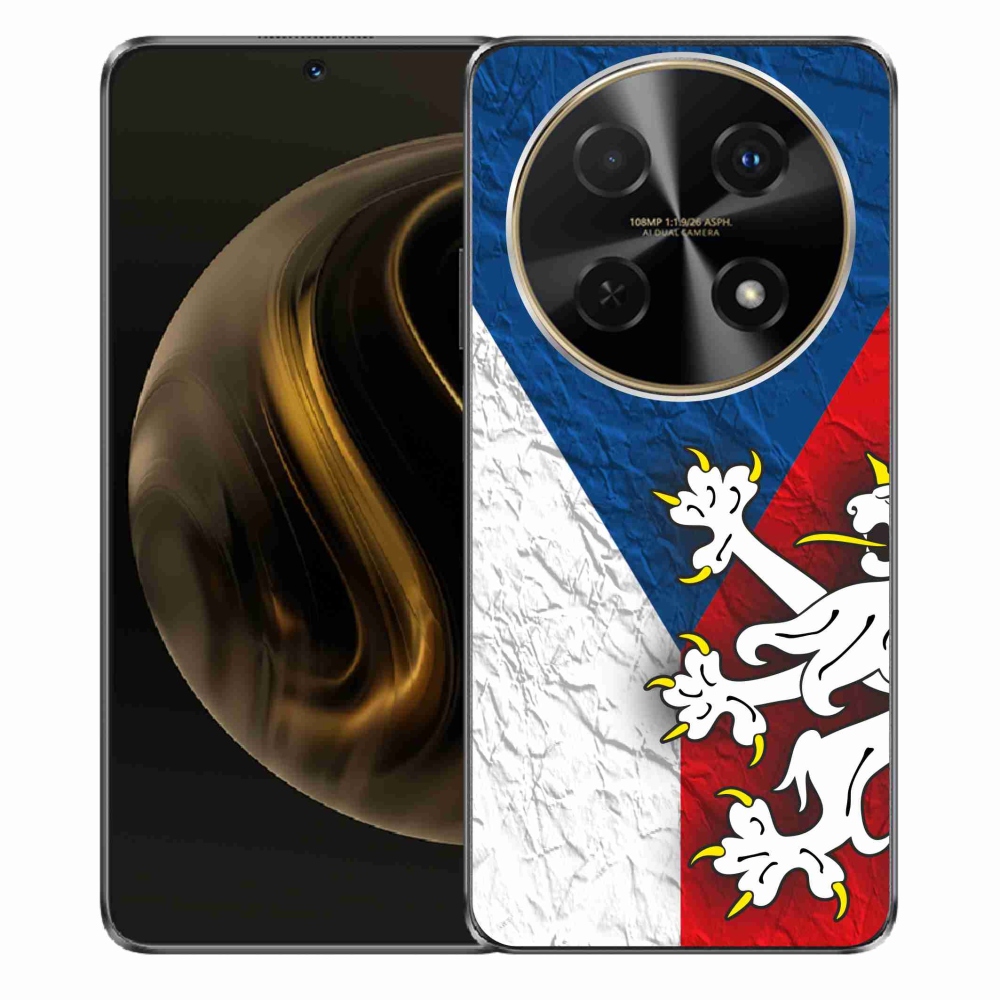 Gelový kryt mmCase na Huawei Nova 12i - česká vlajka 1