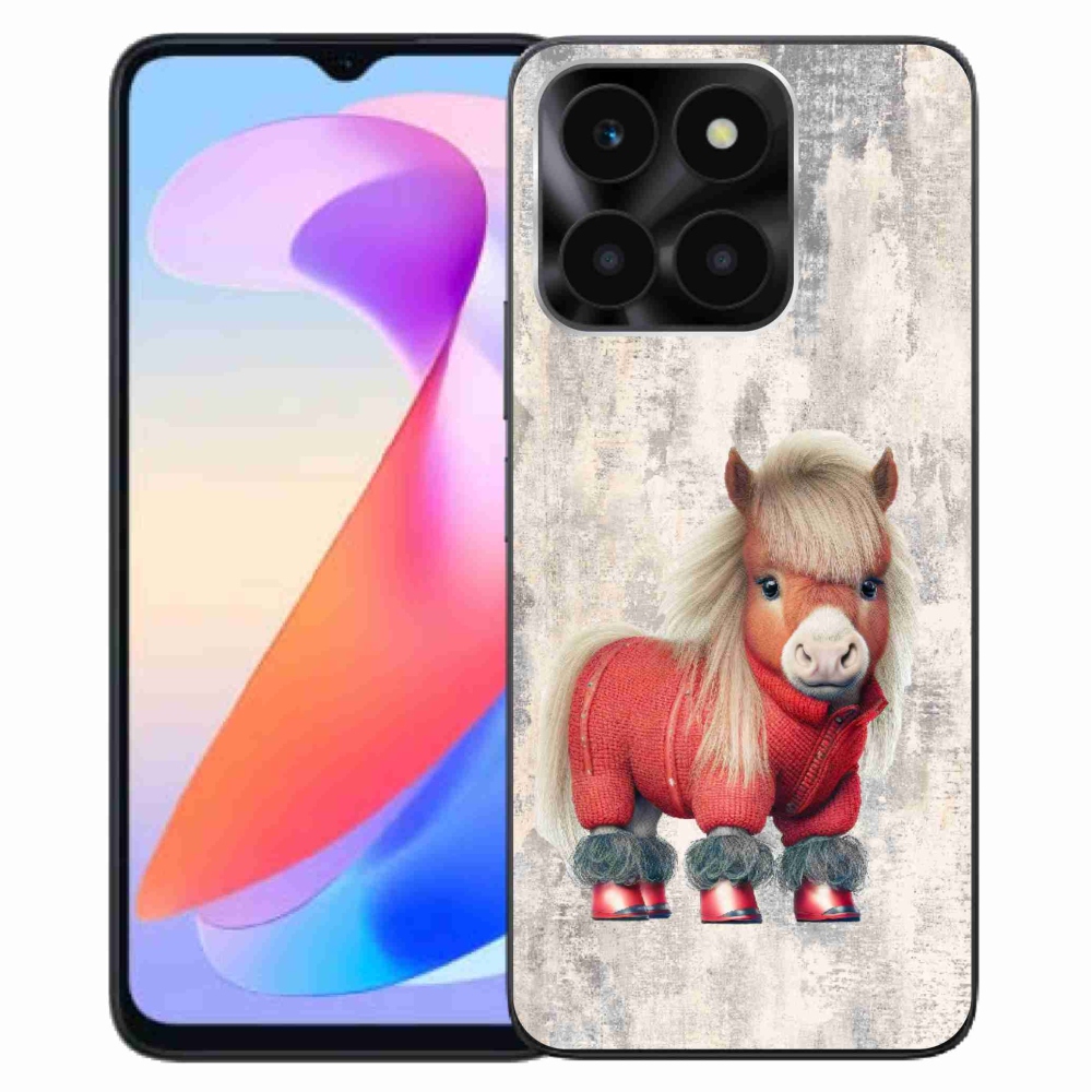 Gelový kryt mmCase na Honor X6a - poník ve svetru