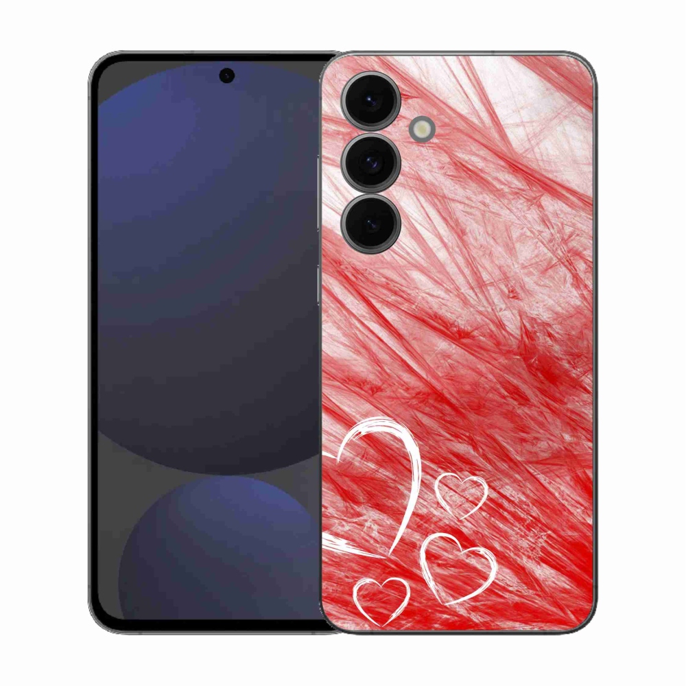 Gelový kryt mmCase na Samsung Galaxy S25 FE - heart