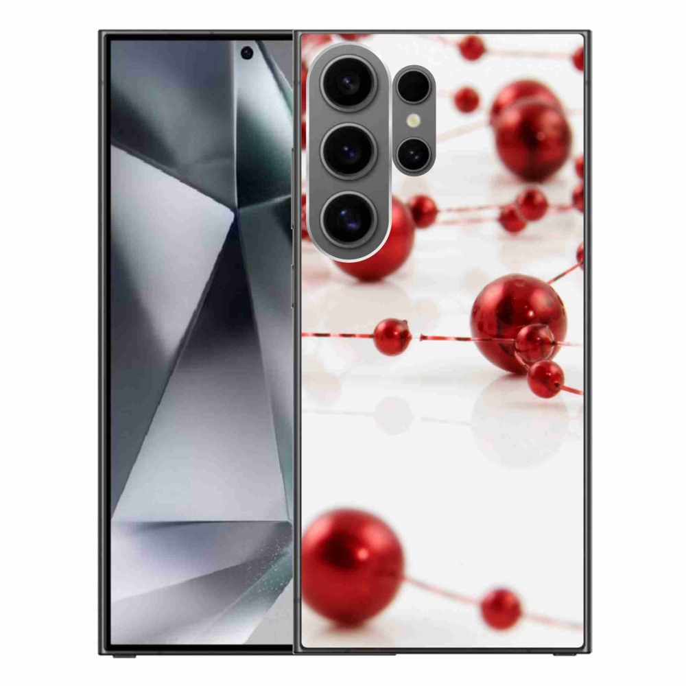 Gelový kryt mmCase na Samsung Galaxy S24 Ultra - vánoční řetěz