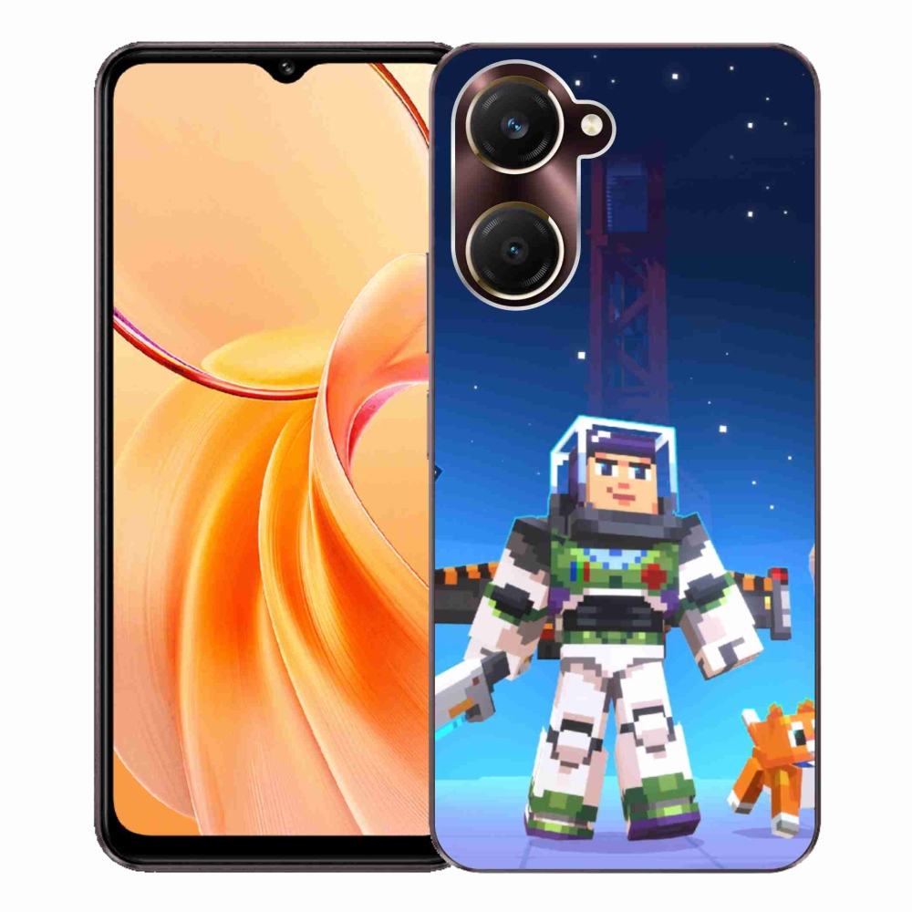 Gelový kryt mmCase na Vivo Y28s 5G - minecraft 2