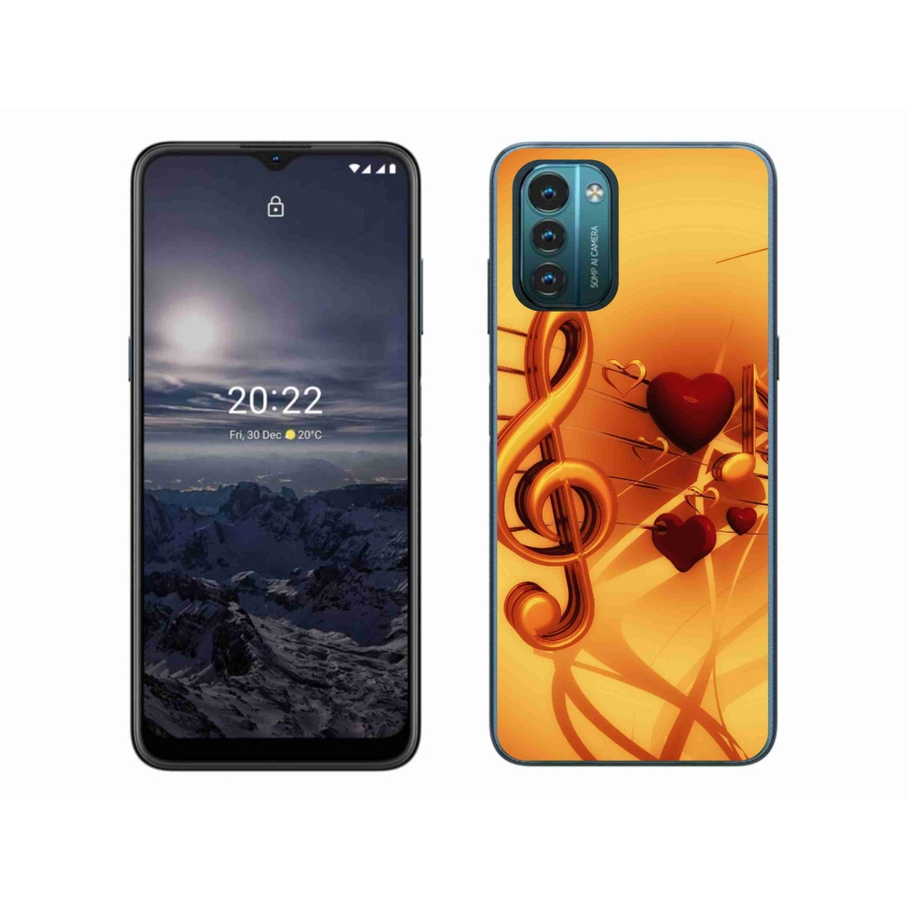 Gelový kryt mmCase na Nokia G11/G21 - noty