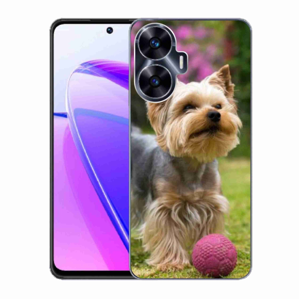 Gelový obal mmCase na Realme C55 - jorkšír 4