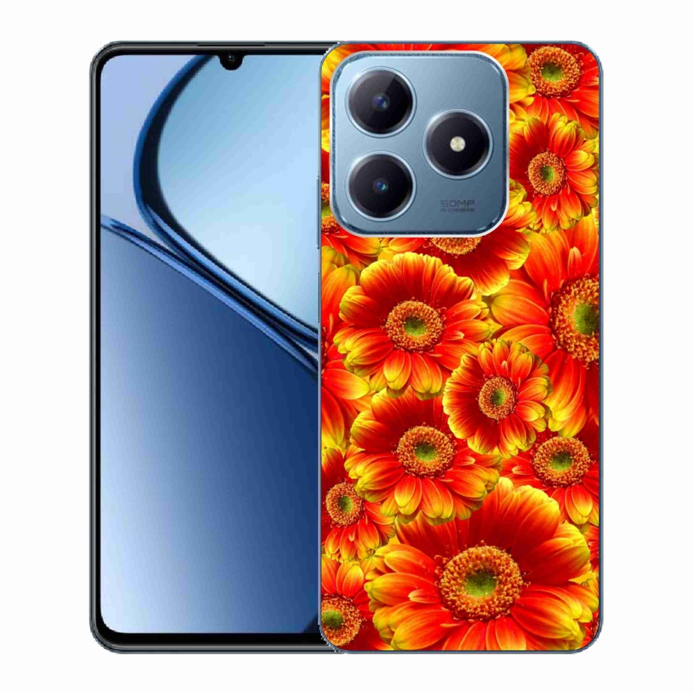 Gelový kryt mmCase na Realme C63 - gerbera 1