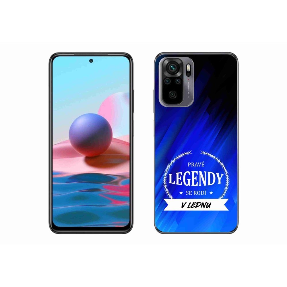 Gelový kryt mmCase na Xiaomi Redmi Note 10S - legendy v lednu modré pozadí