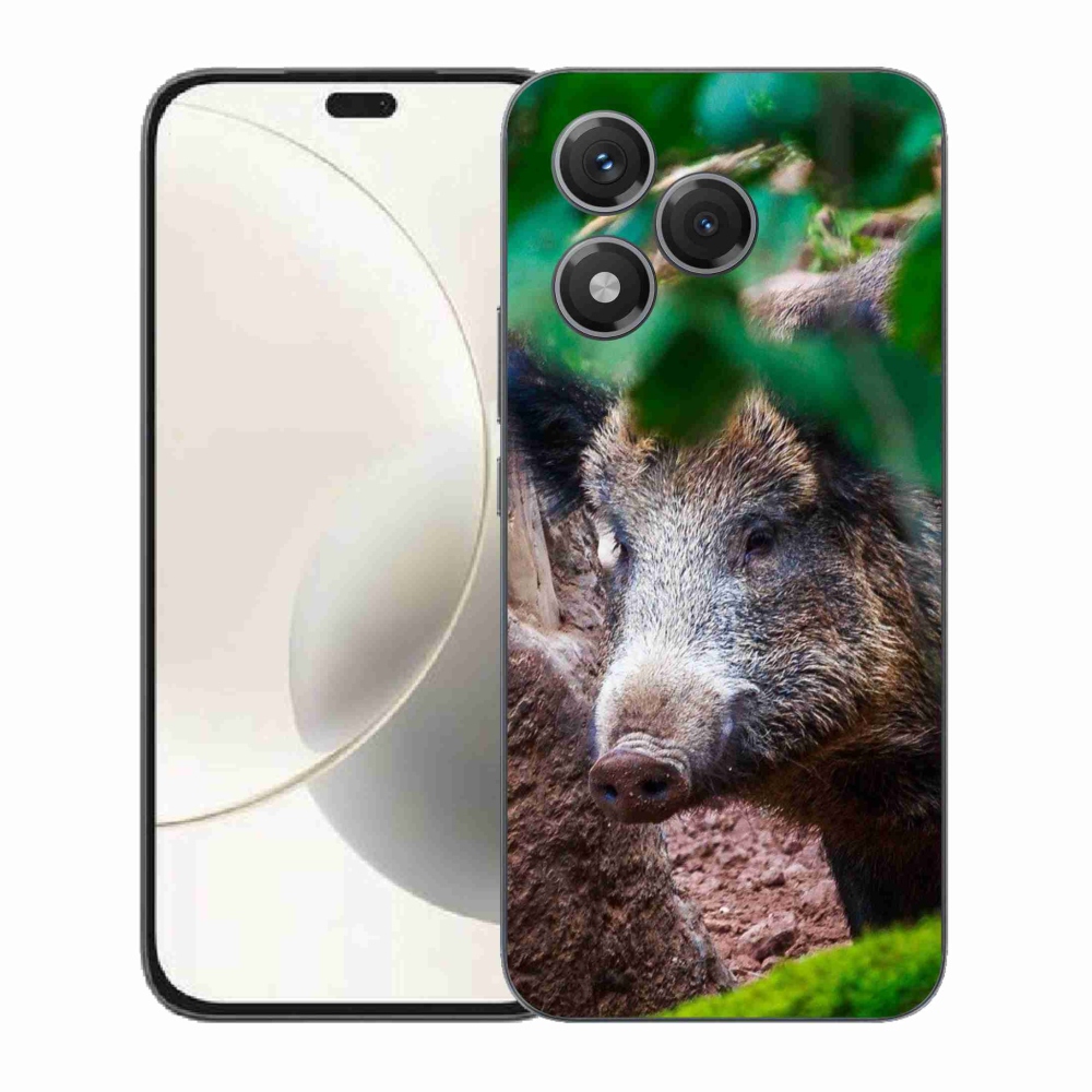 Gelový kryt mmCase na Honor 400 Lite - divoké prase