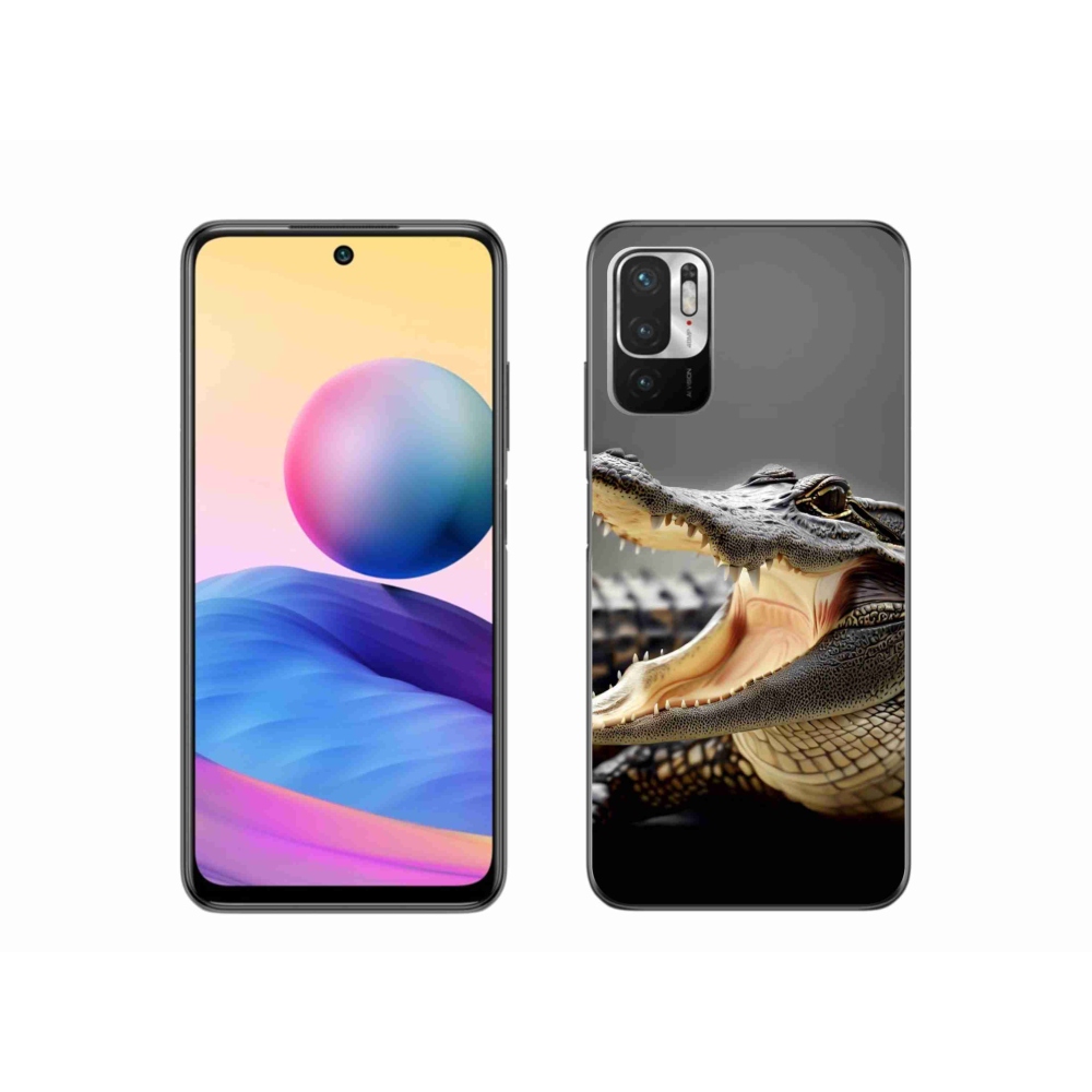 Gelový kryt mmCase na Xiaomi Redmi Note 10 5G - krokodýl