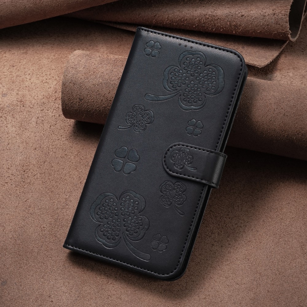 Clover knížkové pouzdro na Samsung Galaxy S25 Edge - černé