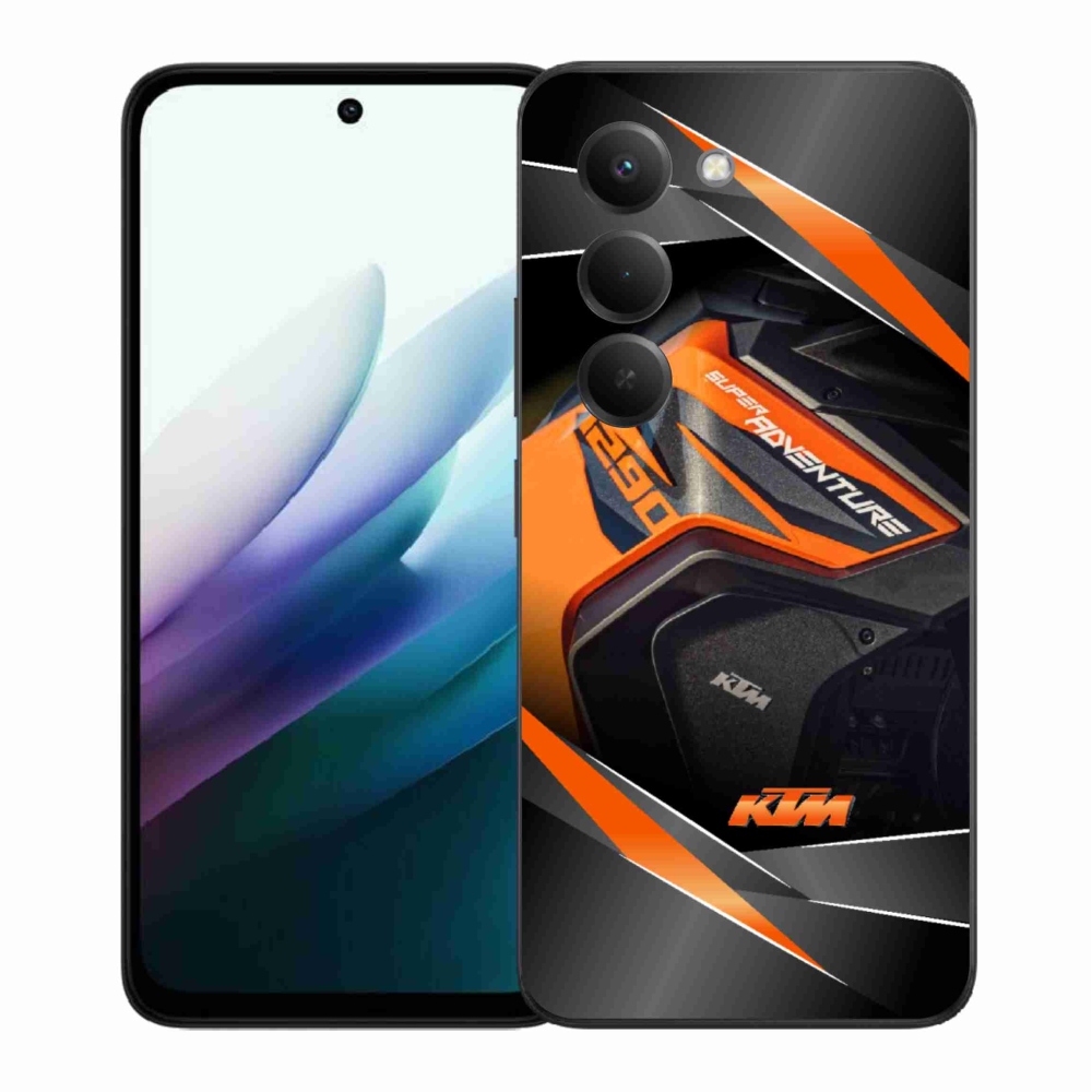 Gelový kryt mmCase na Xiaomi Redmi 15 4G/5G (171mm) - motorka ktm