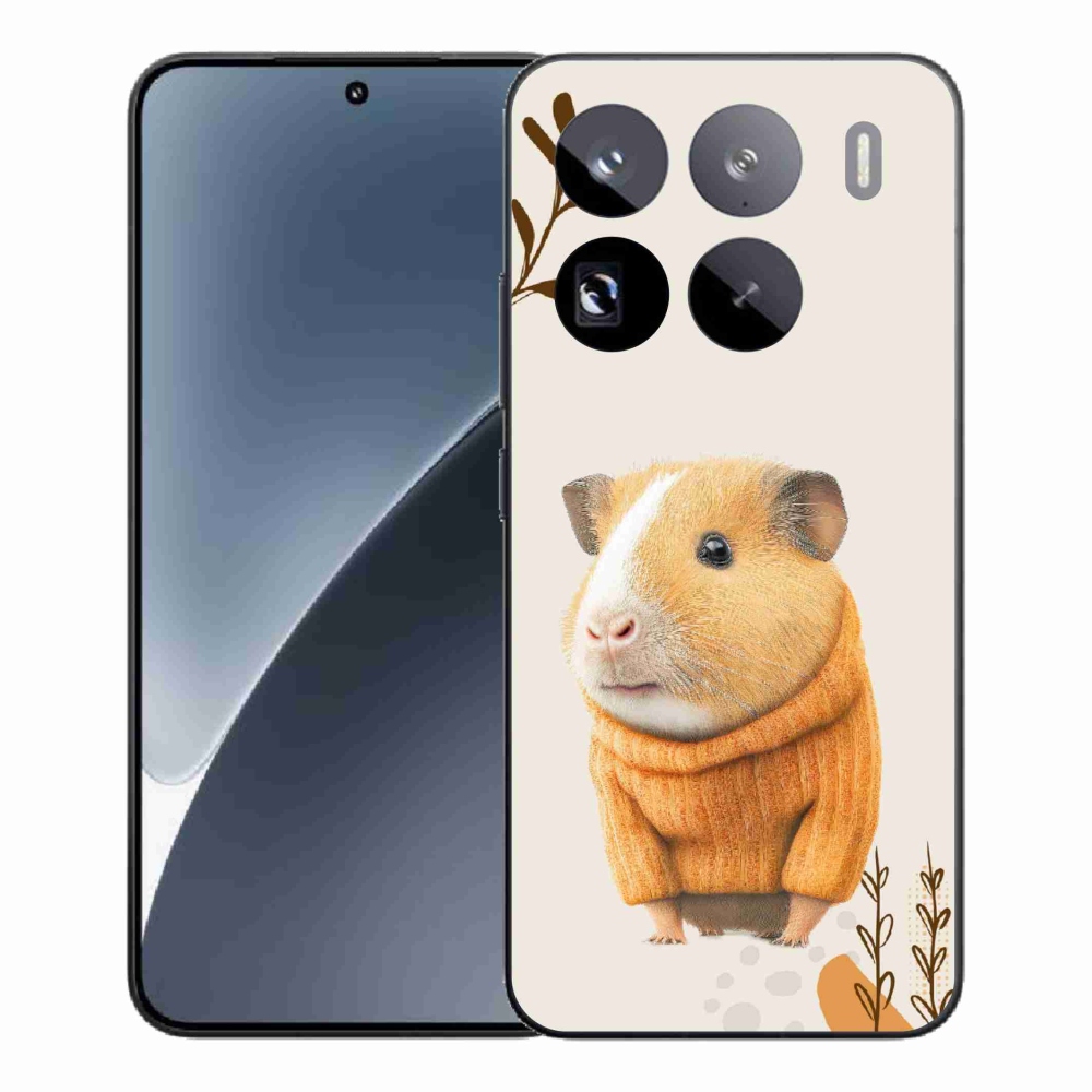 Gelový kryt mmCase na Xiaomi 15 Pro - morče ve svetru