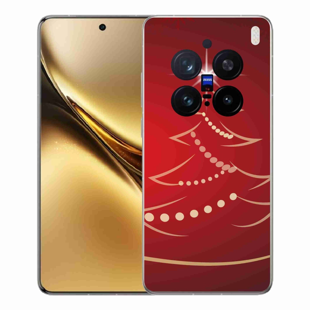 Gelový kryt mmCase na Vivo X200 Pro 5G - kreslený vánoční stromek