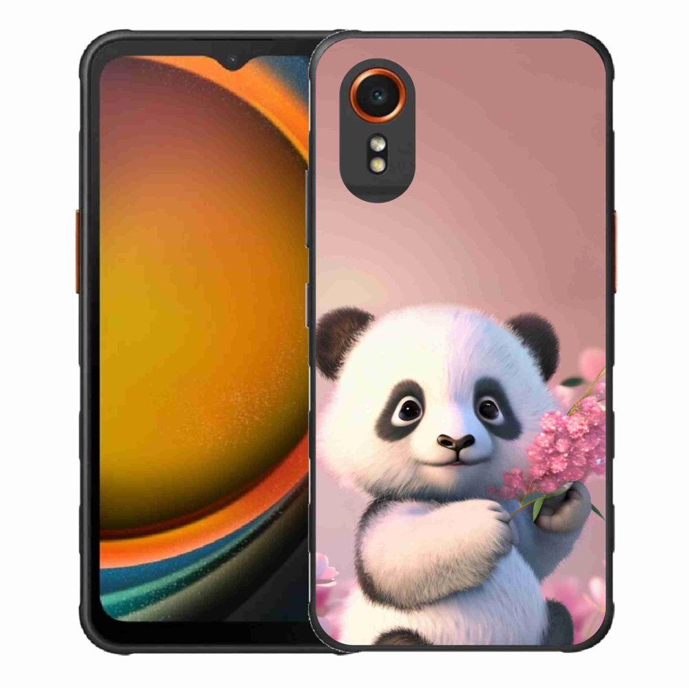 Gelový kryt mmCase na Samsung Galaxy Xcover 7 - roztomilá panda