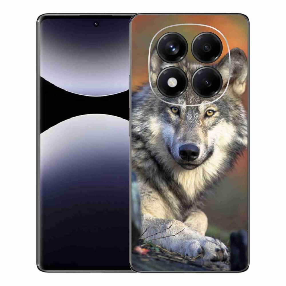 Gelový kryt mmCase na Xiaomi Redmi Note 14 Pro - vlk
