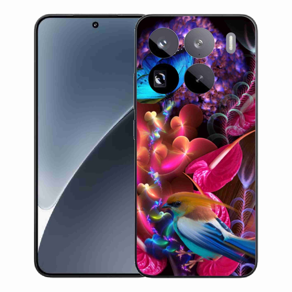 Gelový kryt mmCase na Xiaomi 15 Pro - barevné květiny