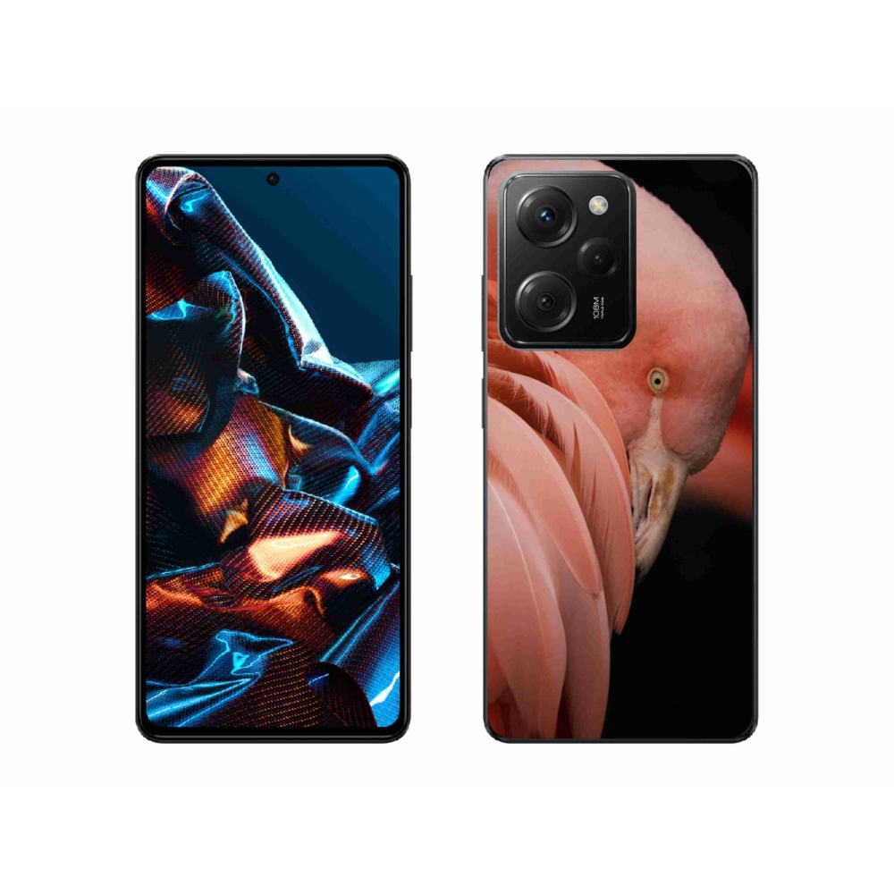 Gelový kryt mmCase na Xiaomi Poco X5 Pro 5G - plameňák 3