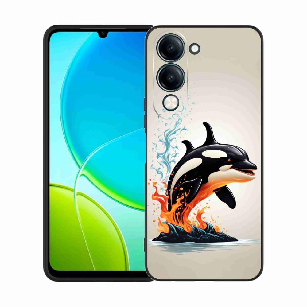 Gelový kryt mmCase na Vivo Y29s 5G - kosatka